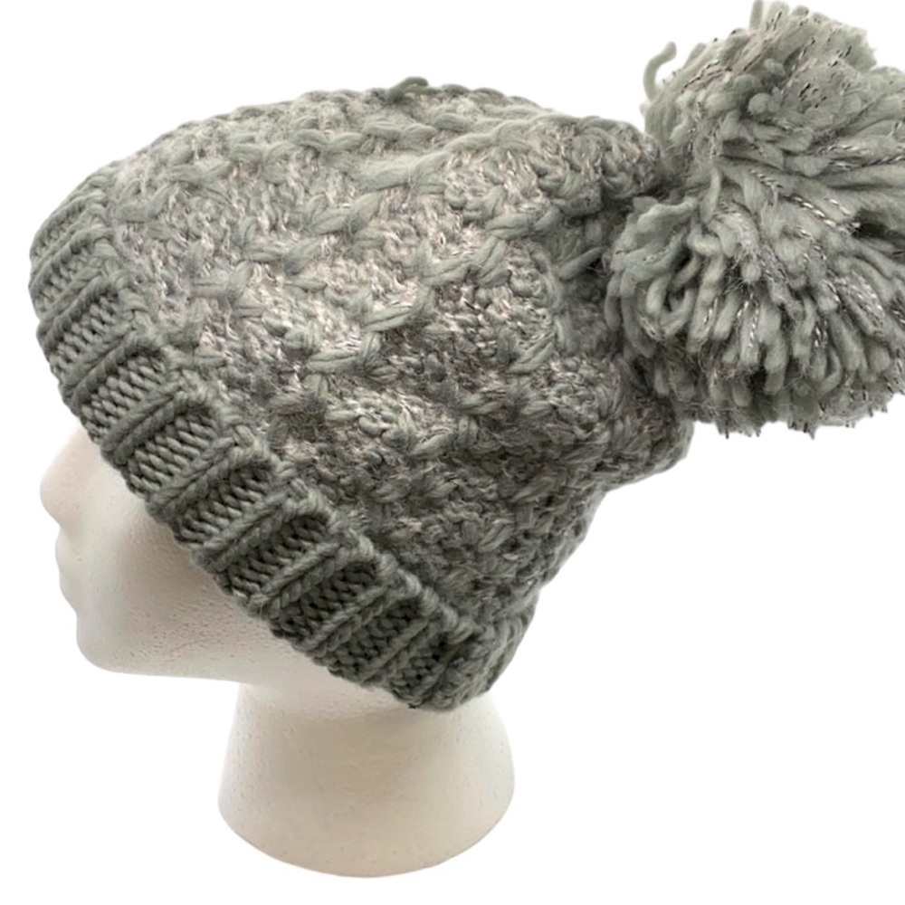 Modena Chunky Knit Beanie With Pom Pom